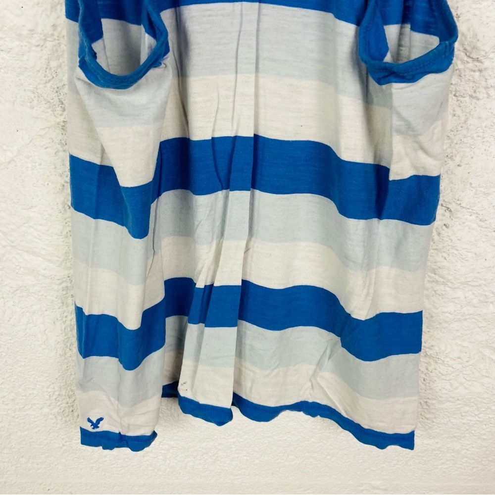 American Eagle Outfitters Blue and White Striped cotton Tank Top size large - Picture 11 of 12